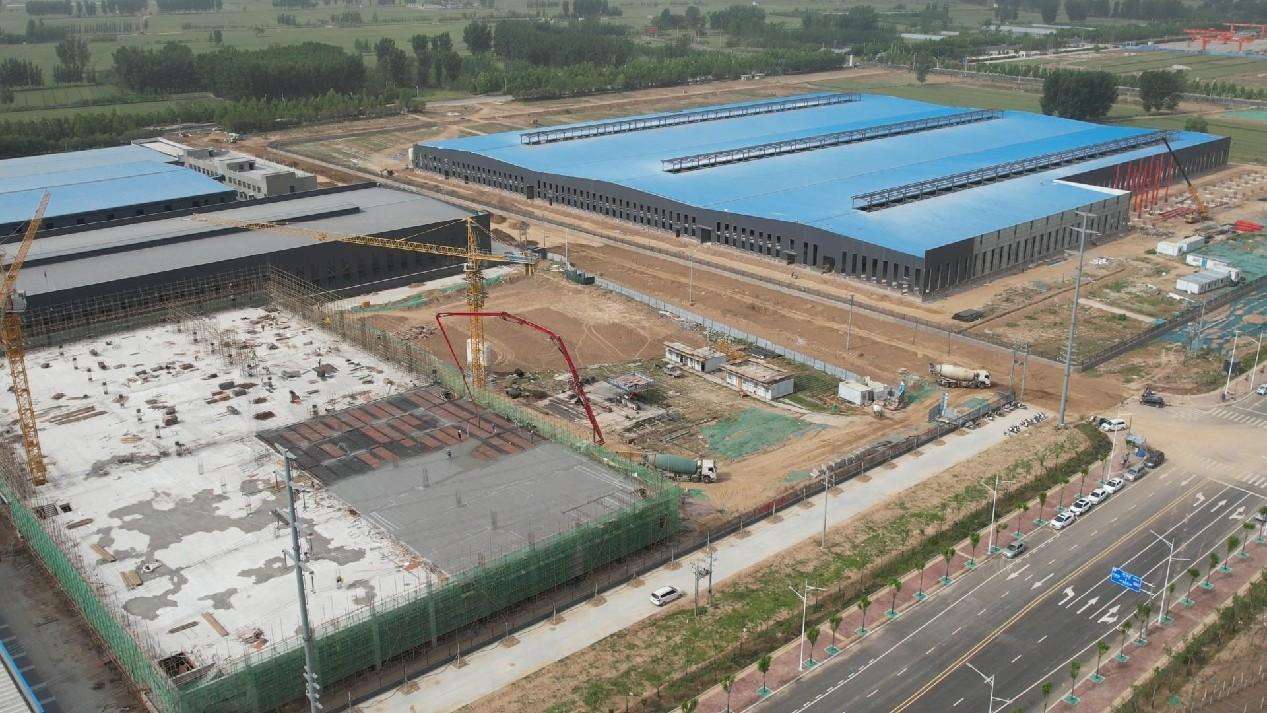 建設(shè)中的汽車(chē)零部件產(chǎn)業(yè)園